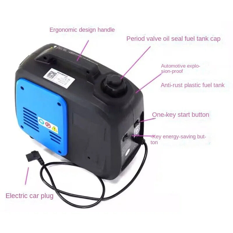 Petrol Electric Generator Range Extender for Two Wheeler 48V 60V 72V No Installation Required Magic Cars 2