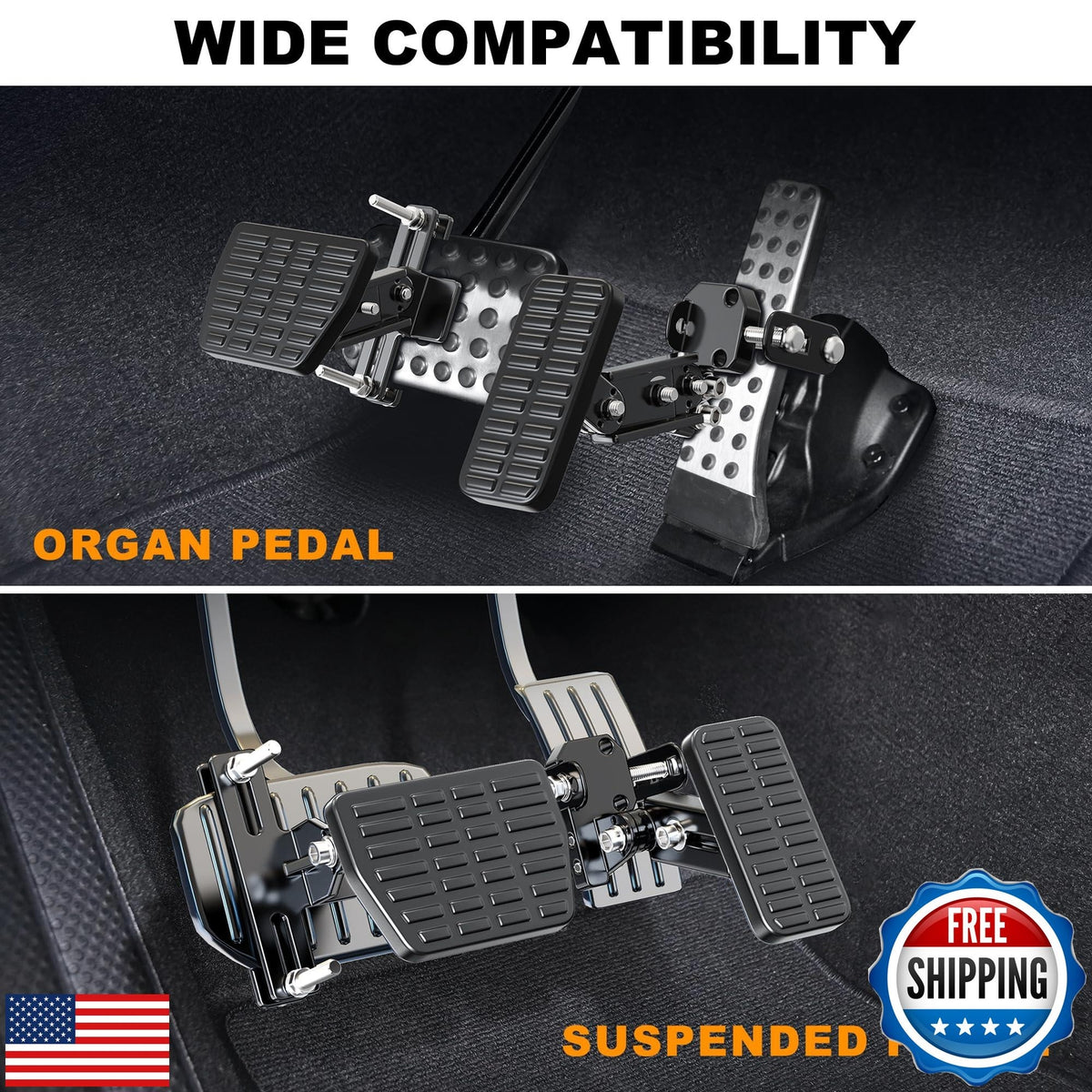 Gas and Brake Pedal Extenders for Short Drivers to Enhance Driving Comfort