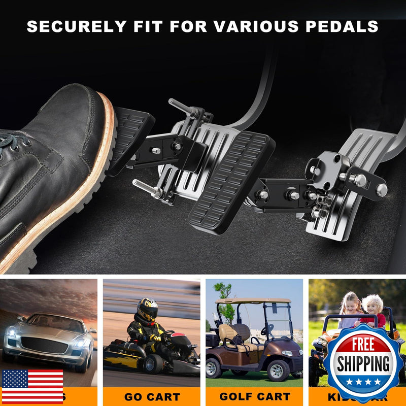 Gas and Brake Pedal Extenders for Short Drivers to Enhance Driving Comfort 2 Year Warranty
