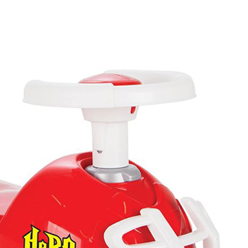 Hero Pedal-Free Kids Ride-On ATV Toy with Horn for Ages 3 and Up, Red Magic Cars 2