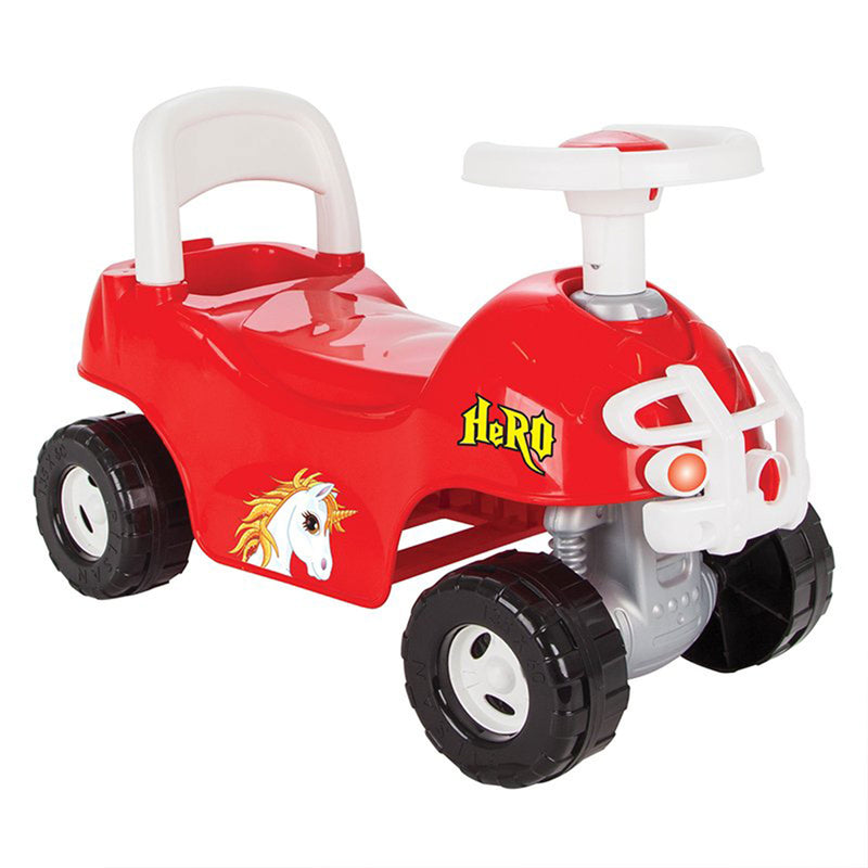 Hero Pedal-Free Kids Ride-On ATV Toy with Horn for Ages 3 and Up, Red Magic Cars Variant 0
