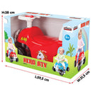 Hero Pedalless Ride-On ATV for Kids with Horn, Suitable for Ages 36 Months and Up, Red Magic Cars 5