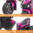 12V Pink Electric Three-Wheel Battery-Powered Ride-On Motorcycle for Kids Magic Cars 9