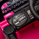 Pink 12V Electric Kids Ride-On Jeep Truck Toy with 6-Wheel Suspension and Remote Control Magic Cars 12