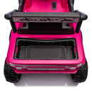 Pink 12V Electric Kids Ride-On Jeep Truck Toy with 6-Wheel Suspension and Remote Control Magic Cars 18