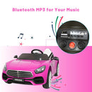 Pink 12V 2-Seater Ride-On Car with 2WD, Remote Control, Bluetooth, MP3, and LED Lights Magic Cars 2