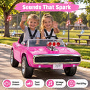 Pink 24V 2-Seat Licensed 1970 Dodge Charger R/T Electric Ride-On Car for Kids Magic Cars 4