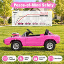 Pink 24V 2-Seat Licensed 1970 Dodge Charger R/T Electric Ride-On Car for Kids Magic Cars 7