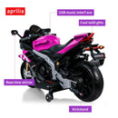 Pink 24V Electric Motorcycle for Kids - 6mph Ride-On Toy with Bluetooth and LED MP3 Magic Cars 2