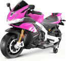 Pink 24V Electric Motorcycle for Kids - 6mph Ride-On Toy with Bluetooth and LED MP3 Magic Cars Variant 0