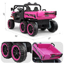 24V Pink Electric 2-Seater Kids Ride-On Truck with Remote Control and Power Wheels Magic Cars 6