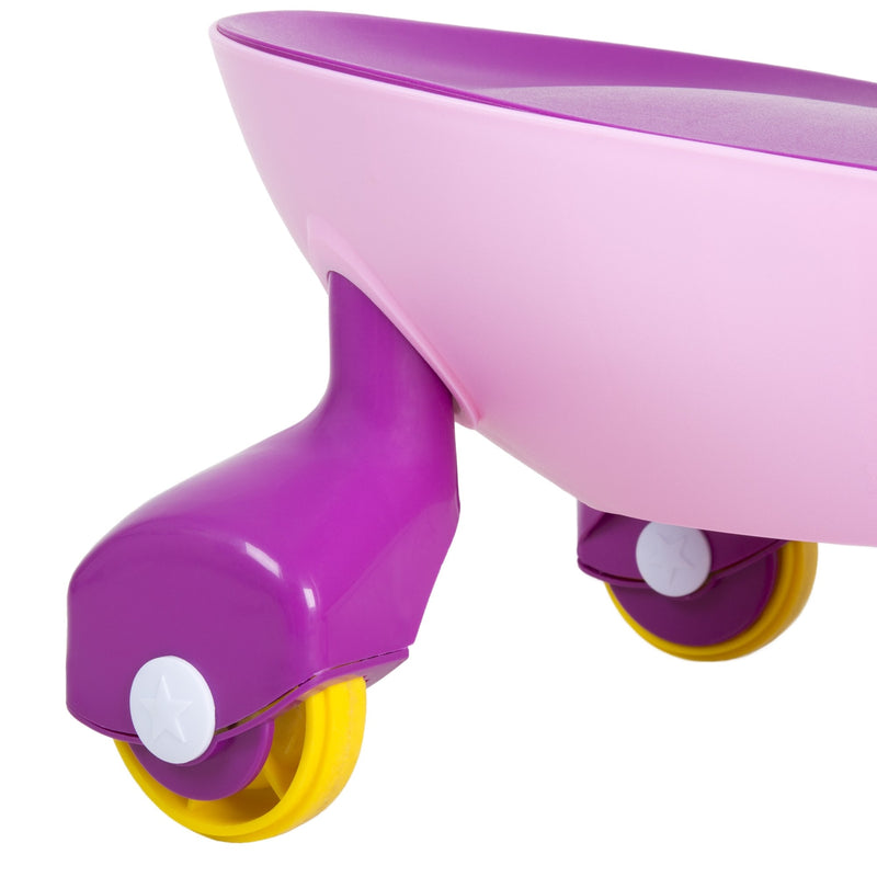 Pink and Purple Wiggle Ride-On Car Toy for Kids to Develop Motor Skills Magic Cars 7
