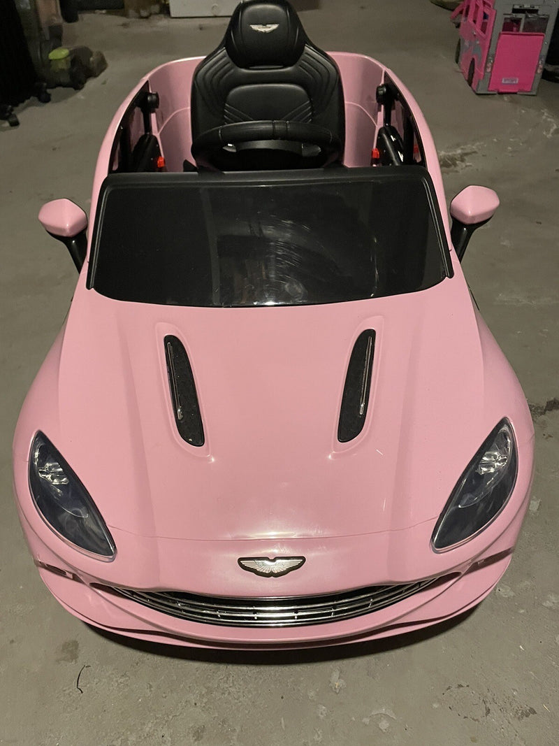 Pink Aston Martin Ride-On Toy Car for Kids Magic Cars 0