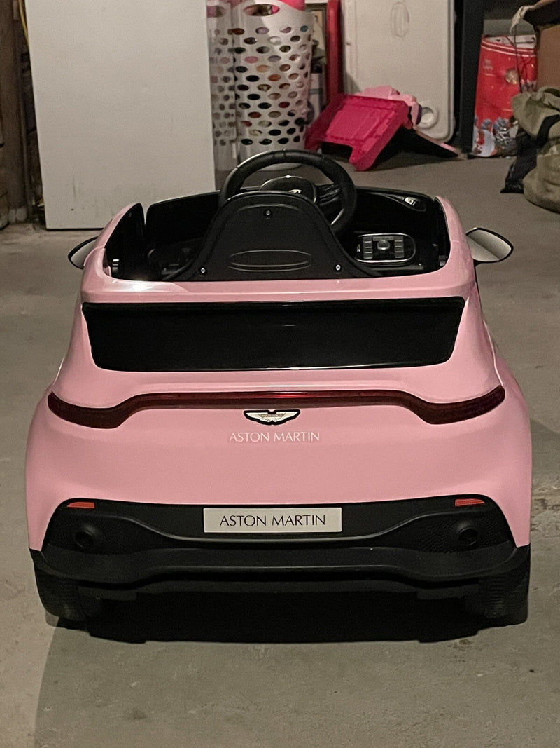 Pink Aston Martin Ride-On Toy Car for Kids Magic Cars 1