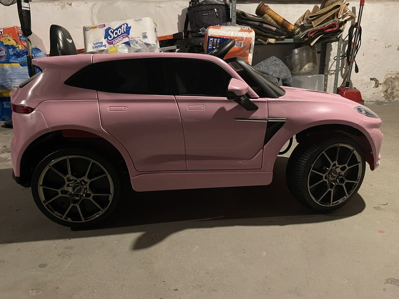 Pink Aston Martin Ride-On Toy Car for Kids Magic Cars 2