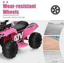 Pink Electric Kids ATV Ride-On Car with LED Lights and MP3 Player Magic Cars 3