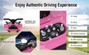 Pink Electric Kids ATV Ride-On Car with LED Lights and MP3 Player Magic Cars 4