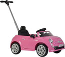 Kids' Pink Fiat 500 Push Car Magic Cars 4