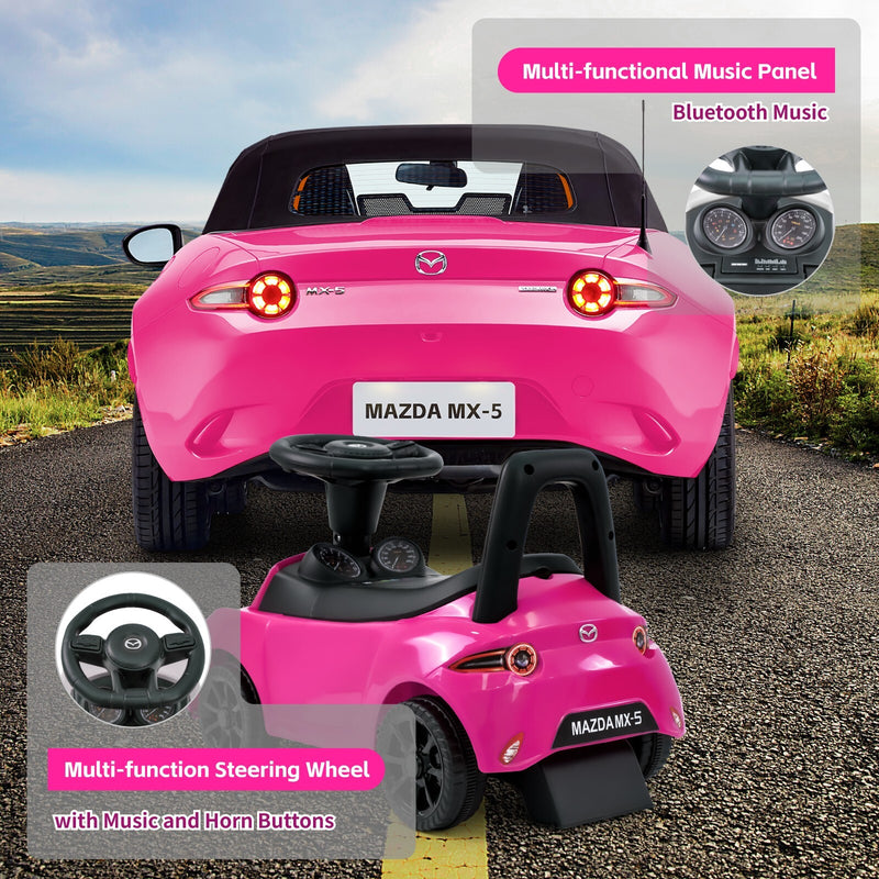 Pink Toddler Push Ride-On Car Toy Stroller for Ages 1-4, Supports up to 50 lbs Magic Cars 1