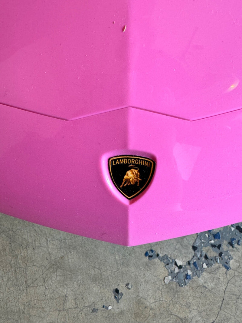 Pink Licensed 12V Lamborghini Aventador Kids Battery-Powered Ride-On Car Lightly Used Magic Cars 8