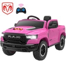 12V Pink Ride-On Truck Toy for Kids with Remote Control, Music, and Lights Magic Cars 0