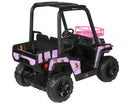 24-Volt Pink Realtree Ride-On UTV Toy for Girls Ages 3 and Up Magic Cars 2
