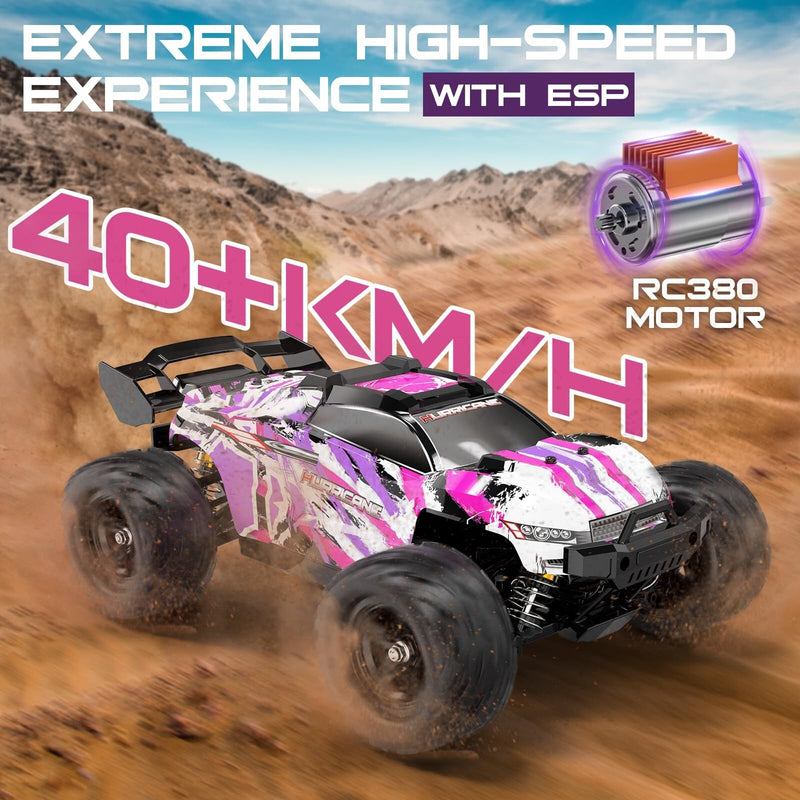 Pink Remote Control 1:18 Scale Fast RC Car for Girls with Speeds Over 40 KM/H Magic Cars 3