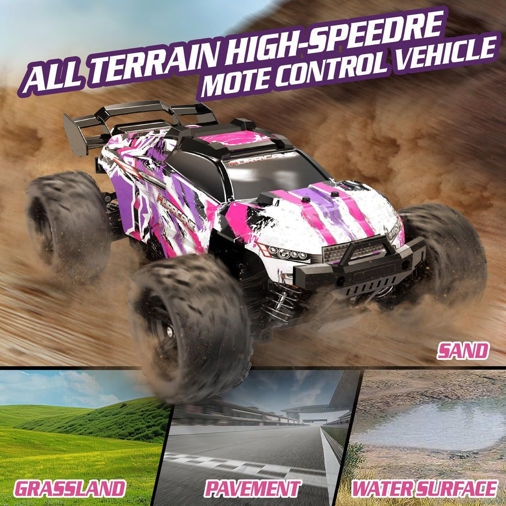 Pink Remote Control Car Pink Remote Control 1:18 Scale Fast RC Car for Girls with Speeds Over