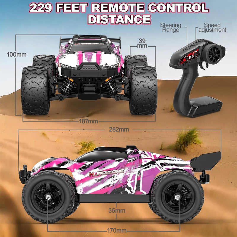 Pink Remote Control 1:18 Scale Fast RC Car for Girls with Speeds Over 40 KM/H Magic Cars 6