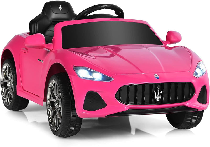 Pink Licensed Maserati 12V Battery-Powered Electric Ride-On Car for Kids Magic Cars Variant 0