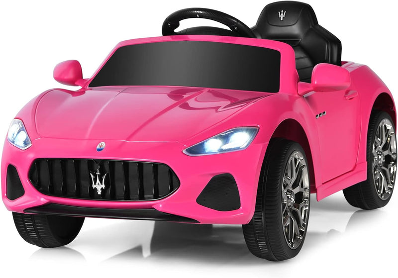Pink Ride-On Licensed Maserati GranCabrio 12V Battery-Powered Motorized Car Magic Cars Variant 0