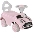 Pink Toddler Ride-On Toy with Horn Magic Cars 7