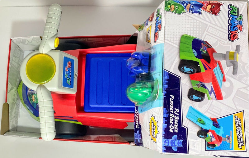 Seeker Ride-On Toy with Masks, 2 Mini Vehicles, and Sounds for Kids Ages 1-3 Years Magic Cars 7