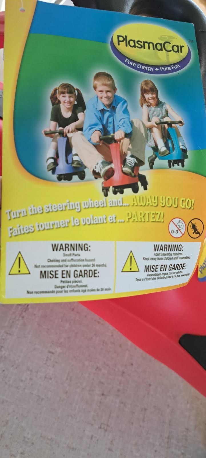 Ride-On PlasmaCar Toy for Kids with Easy Steering and Active Play Magic Cars 1