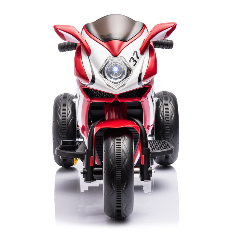 Red 6V Plastic Electric Motorcycle Toy for Kids Magic Cars 10