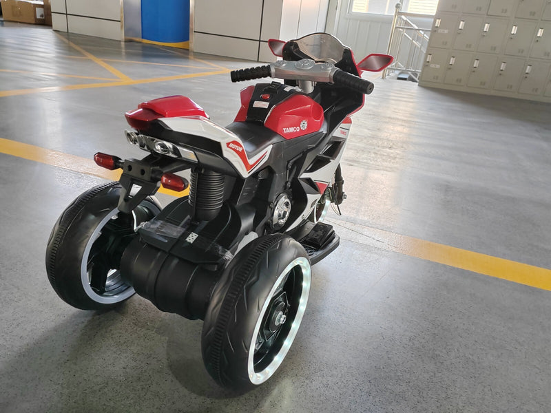 Red 6V Plastic Electric Motorcycle Toy for Kids Magic Cars 11