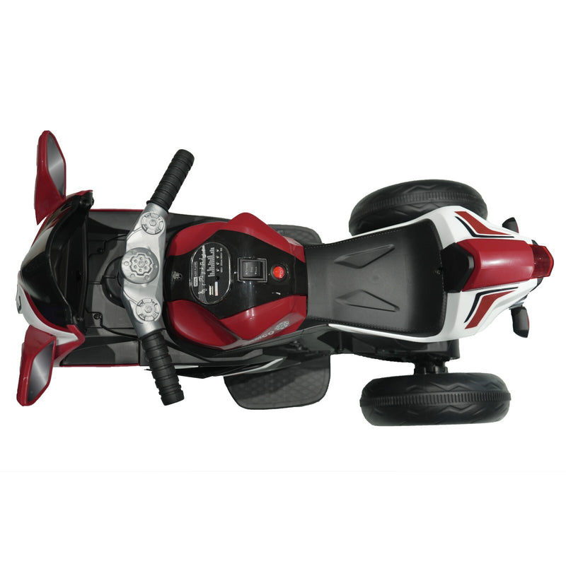 Red 6V Plastic Electric Motorcycle Toy for Kids Magic Cars 9