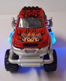 Red Push-Back Monster Truck by Playmaker Toys Magic Cars 2