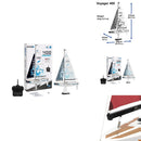 PLAYSTEM Voyager 400 Remote Control Sailboat - 26-inch Blue Model Magic Cars Variant 0