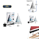 PLAYSTEM Voyager 400 Blue Remote Control Sailboat - 26 Inches Magic Cars Variant 0