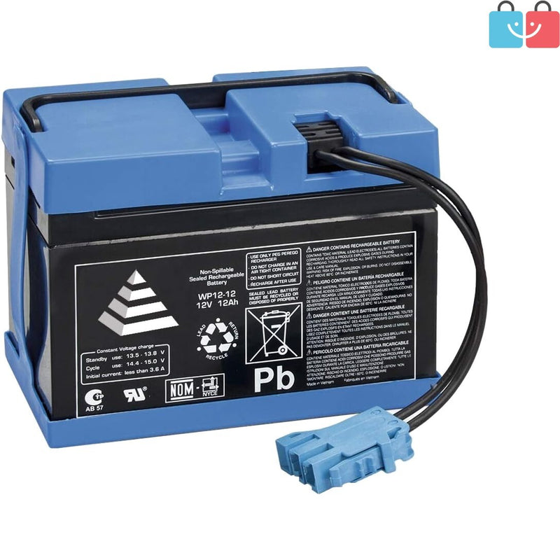12V 12Ah Plug-and-Play Replacement Battery for Peg Perego and Polaris Toys