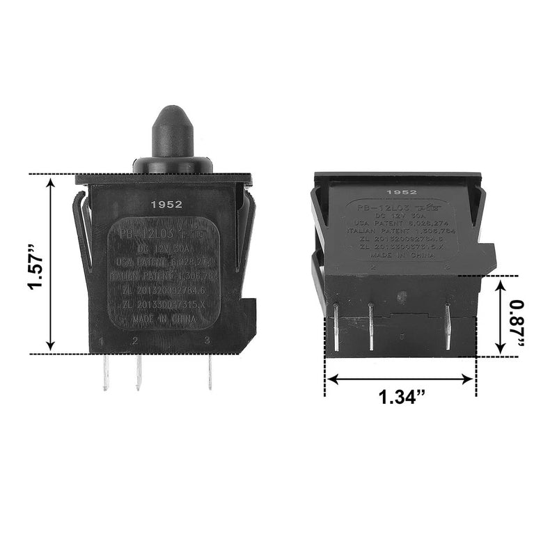 Foot Switch Accelerator Plunger Replacement Parts for Children's Power Ride-On Wheels Magic Cars 1