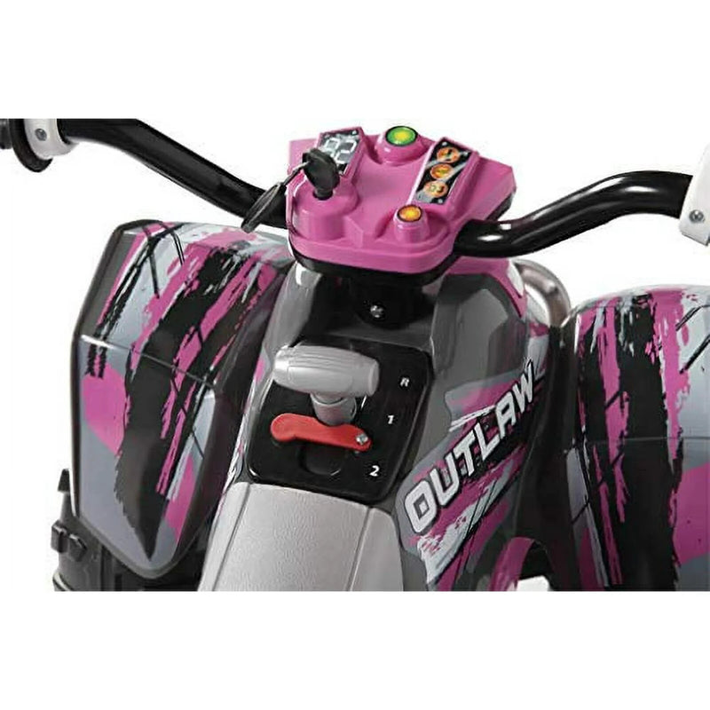 12-Volt Citrus Ride-On ATV for Kids Ages 3-7 with 85 lb Weight Capacity Magic Cars 3