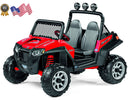 12-Volt Battery-Powered Red Ride-On Polaris Ranger RZR 900 Toy Vehicle Magic Cars 3