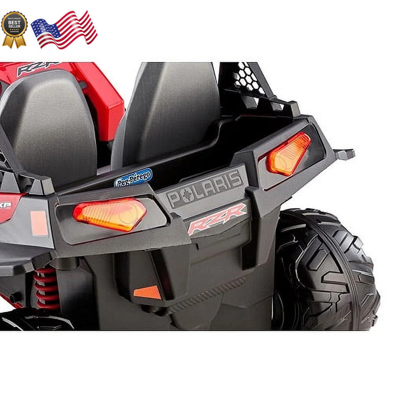 12-Volt Battery-Powered Red Ride-On Polaris Ranger RZR 900 Toy Vehicle Magic Cars 7