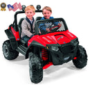 12-Volt Battery-Powered Red Ride-On Polaris Ranger RZR 900 Toy Vehicle Magic Cars 9