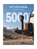 5000lbs Electric Power A-Frame Trailer Jack Magic Cars 1