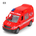 Inertial Push and Go Emergency Vehicle Toy Set for Kids Magic Cars Variant 0
