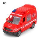 Inertial Push and Go Emergency Vehicle Toy Set for Kids Magic Cars Variant 0