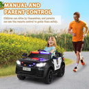 12V Electric Police Ride-On Car for Kids Battery Powered Toy Vehicle Magic Cars 3